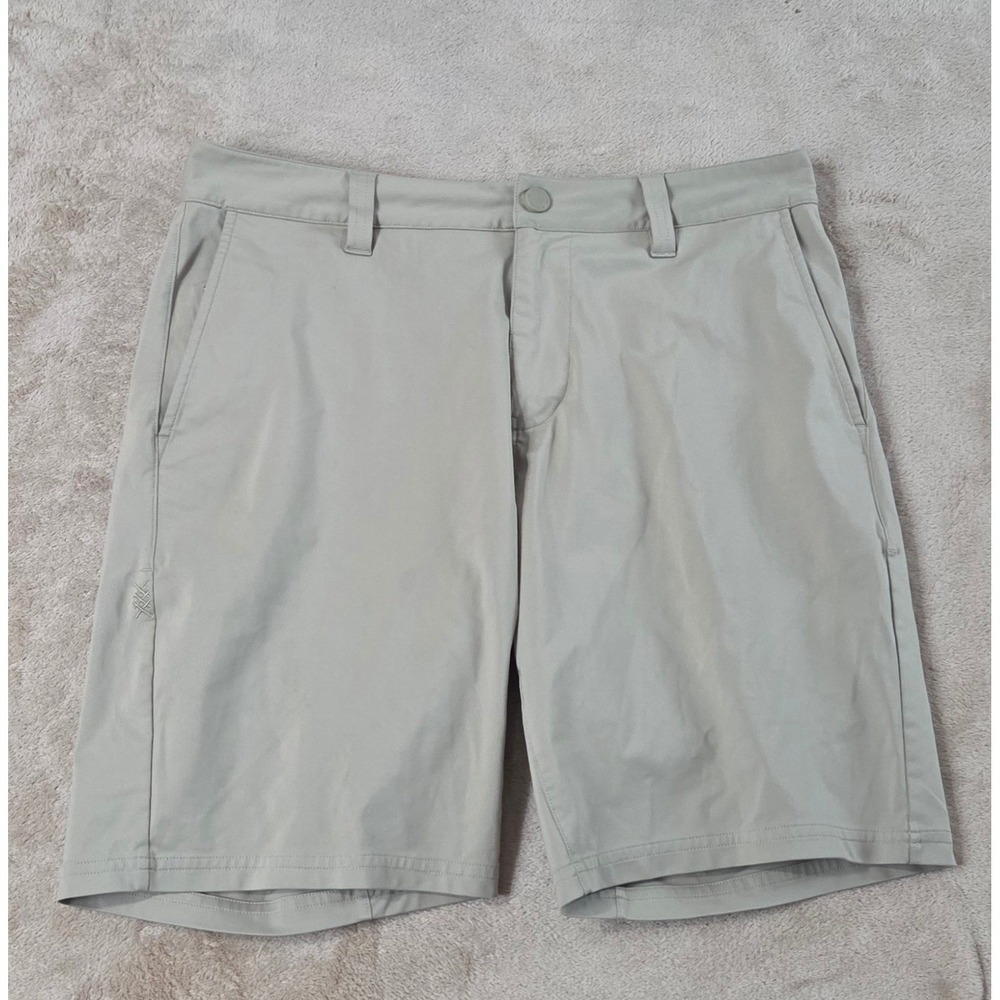 Rhone Chino Shorts 9" Men's Size 31 Khaki Casual Stretch Preppy EUC